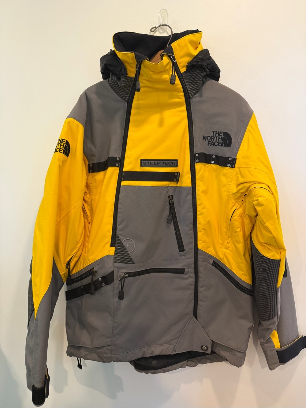 The North Face Yellow & Gray Steep Tech Jacket NEW